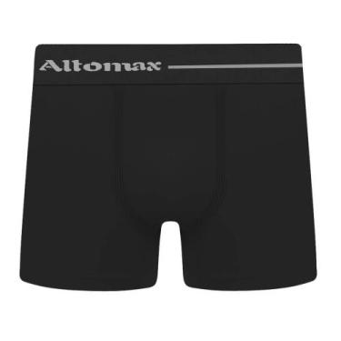 Imagem de Cueca Boxer Masculina Básica Microfibra Preta 1 - Altomax