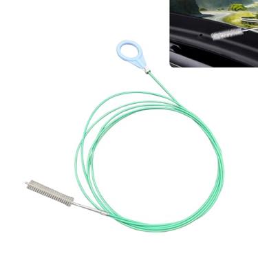 Imagem de NGHEY Desentupidor de orifício de drenagem de teto solar de carro de 196 polegadas, escova de drenagem flexível para conectar, desbloquear e limpar tubos de drenagem, esgotos e para-brisas