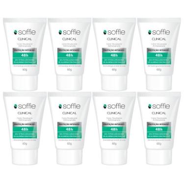 Imagem de Kit Com 8 Desodorantes Antitranspirantes - Soffie Clinical 48h