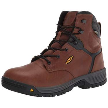 Imagem de KEEN Utility Botas de trabalho masculinas, Tabaco/Preto, 14
