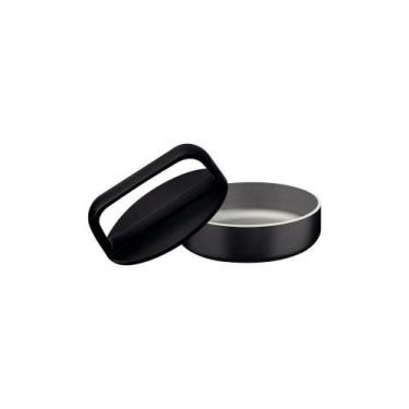 Imagem de Prensador De Hamburguer Black Burger Em Polipropileno Preto Com Base E