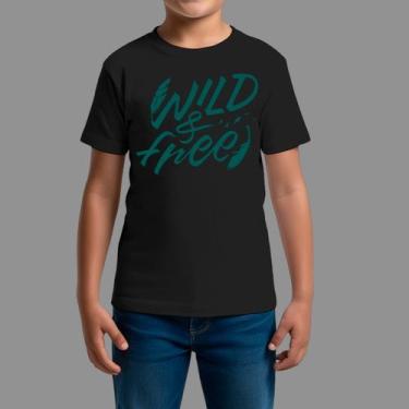 Imagem de Camisetas Infatil Básica Masculina Casual Moda Country Manga Curta Wil