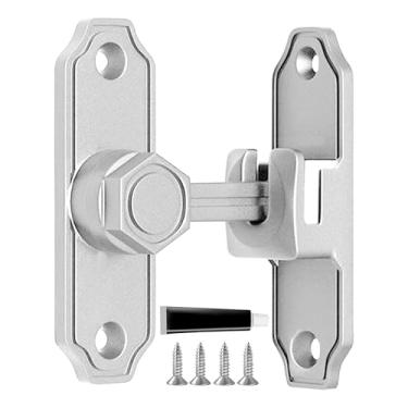 Imagem de de de porta deslizante, de porta deslizante | mento da porta de tela pesada - de portão com 4 parafusos, 1 cola, gancho de segurança, de slide de garagem, parafusos de segurança para o jardim