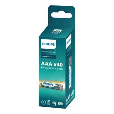 Imagem de Pilhas Palito AAA Comum PHILIPS C/40