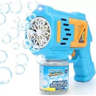 Imagem de Brinquedo Lançador De Sabão Lança Bolha De Sabão Com Luz (AZ) - Toy ki