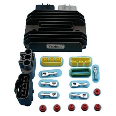 Imagem de Retificador de regulador de tensão de substituição Tuzliufi Kawasaki Ninja ZX6R ZX 6R ZX-6R ZX10R ZX 10R ZX-10R ABS Z1000 ZX600R ZX636 ZX 600R 636 99999-0377 21066-0028 21066-0731 21066-0730 21066-0716