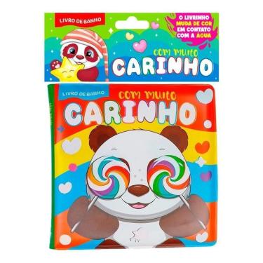 Imagem de Livro de Banho - Com Muito Carinho - Acompanha Pato de Borracha