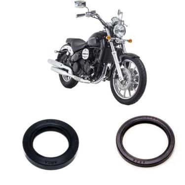 Imagem de Retentores Roda Dianteira Dafra Horizon 250 - AD Parts