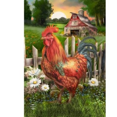 Imagem de Briarwood Lane Bandeira Sunrise Rooster House