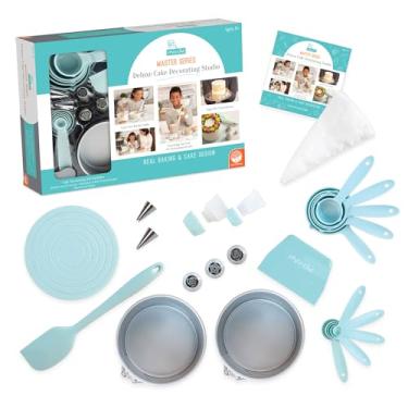 Imagem de Playful Chef: Kids Cake Decorating Kit - Includes Pans, Reusable Pastry Bags, Stencils, Recipes amd More