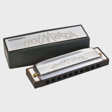 Imagem de Gaita hohner hot metal 20 vozes A abs