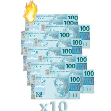 Imagem de 10 Burning Money - (notas Flash) 100 Reais b +