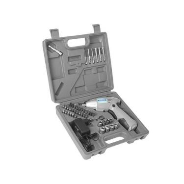 Imagem de Parafusadeira Elétrica Tramontina 42380045 1/4 - à Bateria Ni-Cd 3,6V 