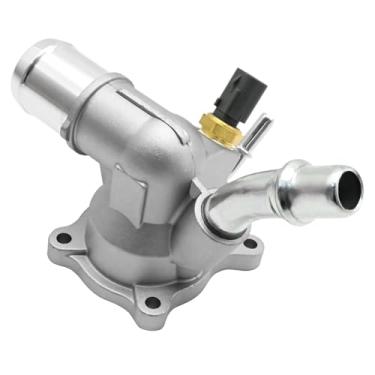 Imagem de LIDSCURA 5047772AB Conjunto de entrada de água da carcaça do termostato do refrigerante do motor, substituição para Chrysler 200 2.4L L4 2015-2017, substitui 5047263AB