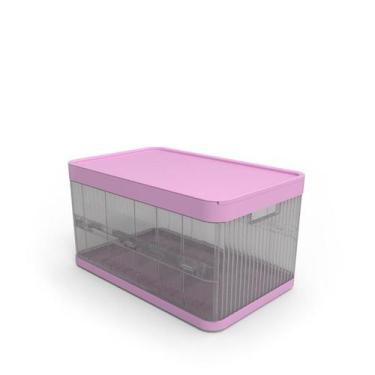 Imagem de Caixa Organizadora Plástica 21 Litros Dobravel Com Divisória - helsim,