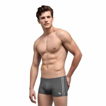 Imagem de Sunga Boxer Listras, Natação, Hidroginastica, Masculina, Adulto, Progne