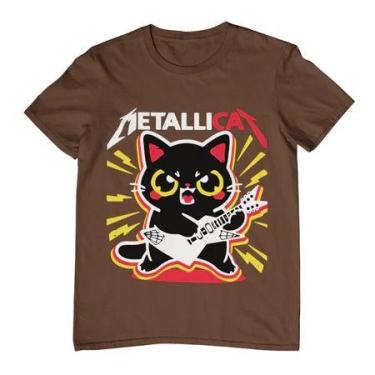 Imagem de Camiseta Camisa Estampada Feminino Masculino Ursinho Metallica - loja 