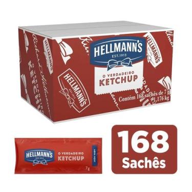 Imagem de Ketchup Hellmann's Sachê 7g Caixa C/ 168und