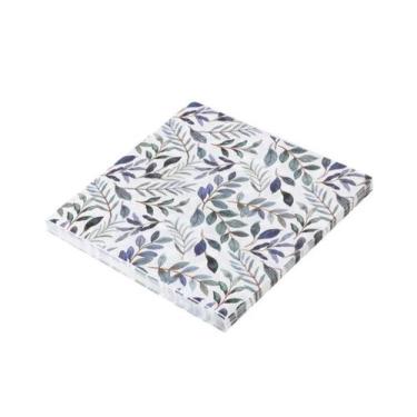 Imagem de Guardanapo de Papel Folha Dupla Folhas Tons Azuis 32x32 cm Silver Fest