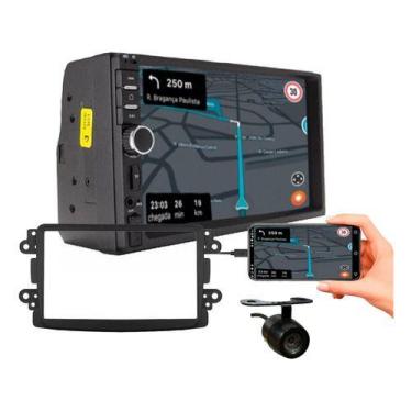 Imagem de Kit central multimidia mp5 7 pol câmera de ré duster kwid oroch captur