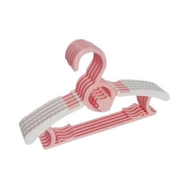 Imagem de Cabide De Roupas De Bebê Antiderrapante Ajustável Bonito Crianças Casa