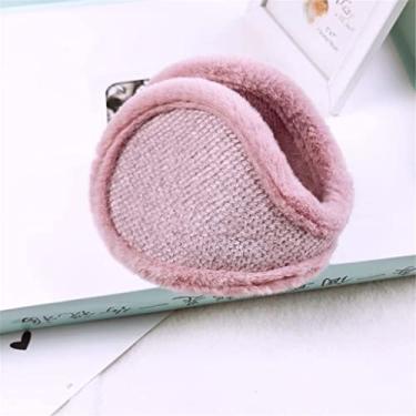 Imagem de Protetores de ouvido femininos modernos e quentes, para casal, outono, inverno, manter-se aquecido, acessórios espessos para mulheres, protetor diário confortável ao ar livre (rosa pele)