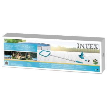 Imagem de Kit De Limpeza Manutenção Piscina Intex Aspirador Peneira