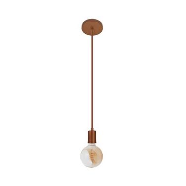 Imagem de Pendente Luminária Slim Fio Enerlux E27 Cor:Cobre