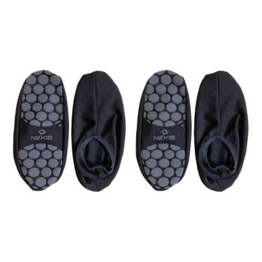 Imagem de Kit 2 Meia Sapatilha Hidroginástica Antiderrapante Hidro e Piscina (Azul Marinho, P)