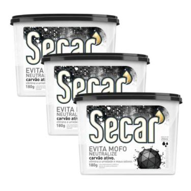 Imagem de 3 Antimofo Secar 180g Antiumidade Para Closet Guarda Roupas Armários G