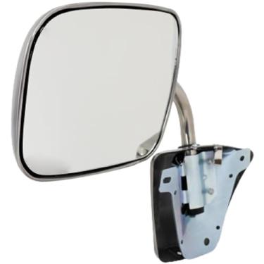 Imagem de JC Whitney Espelho Retrovisor Do Lado Motorista Ou Passageiro Para Chevrolet C10 K10 C20 K20 K5 Blazer 1975-1986 Cabine Padrão Polida Jcv17R-L