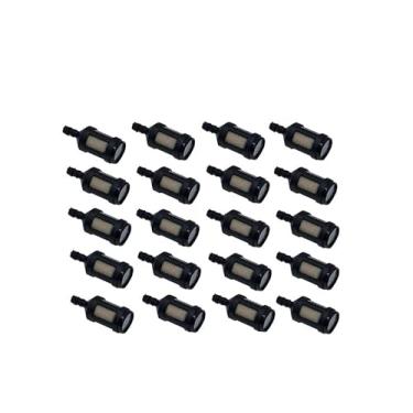 Imagem de MOWFILL Pacote Com 20 Filtros De Combustível Zf-1 Para Substituição Homelite 49422 96639 Ps03389 Up0387 Mcculloch 216985 93720 Tecumseh 410263 Walbro 22124 Compatível Linha 1/8" Diâmetro Interno Mot