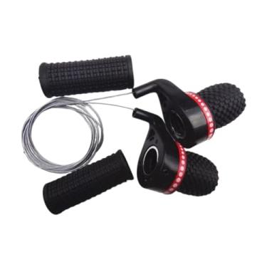 Imagem de rockible 1 par de câmbio giratório para bicicleta, alavanca de troca de marchas para bicicleta, troca de marchas profissional para reparo de bicicleta de