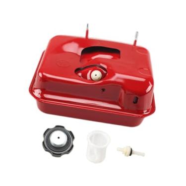 Imagem de WeiLaiKeQi Tanque de combustível para barco, aquecedor de estacionamento, recipiente de combustível, substituição para bomba d'água GX390, máquina de corte, Vermelho