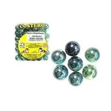 Imagem de 150 Bolinha Bola De Gude Espelhada Mista Atacado  - Costero