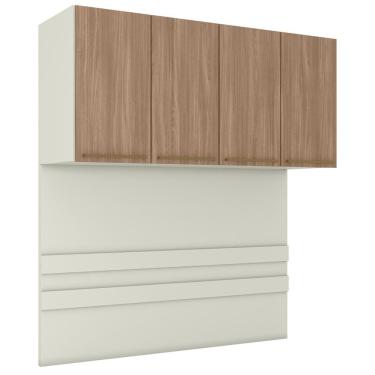 Imagem de Ponte Casal Modulado 4 Portas 185x165 Cm Seletto Areia Jequitiba Henn Areia Jequitiba