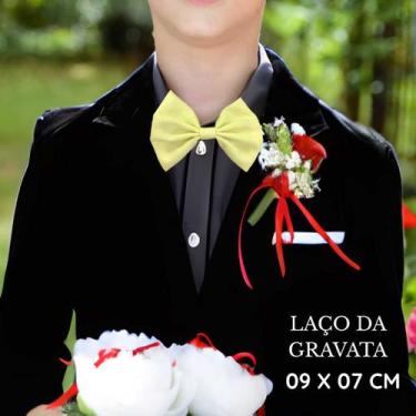 Imagem de Gravata Infantil Regulável Amarelo Claro REF4198 - Só Mariazinha, Amar