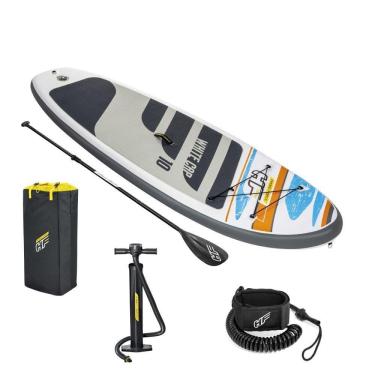 Imagem de Prancha De Stand Up Inflável White Cap Com Remo + Bomba De Ar E Bolsa Bestway