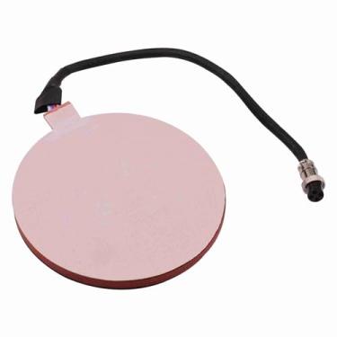 Imagem de Ferro + Aquecimento de Silicone Pressione Placa de Imprensa Cushion -Substiblimation Transferência de Calor 6,1 Polegadas Pressione para a Impressora de Sublimação 110 V/220 V (220V)