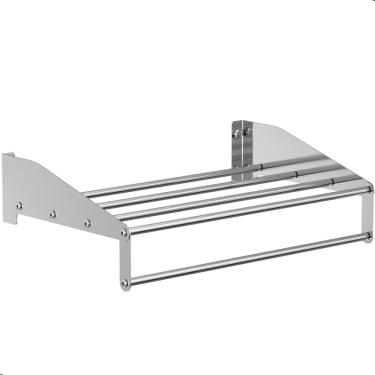 Imagem de Suporte Para Toalha de Banho Toalheiro Hotel Inox Tallin