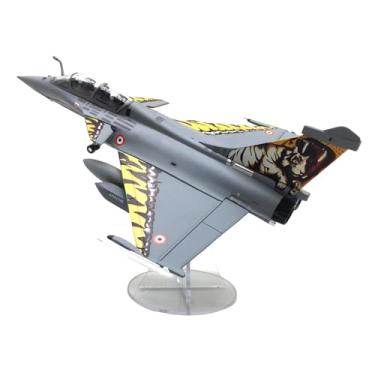 Imagem de Garende Avião de brinquedo fundido modelo caça Rafale B 1/72, modelo de avião colecionável de simulação com suporte de exibição para bar, escritório em casa, Tigre