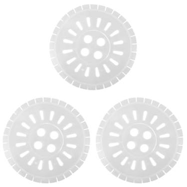 Imagem de 3 peças de capa giratória para máquina de lavar – Substituição universal para secagem segura e silenciosa, fácil instalação, lavadora de tampa de plástico para lavanderia
