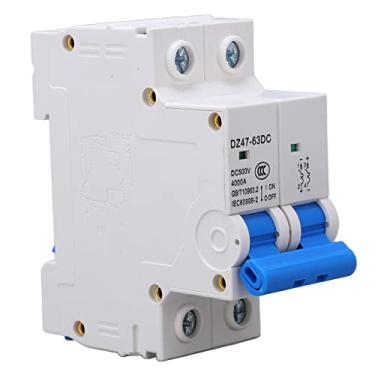 Imagem de aqxreight Disjuntor de Miniatura DC Atualizado 2p 500V para Painéis de Fotovoltaico Solar Grade 40A (63a)