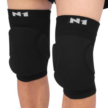 Imagem de Joelheira Volei Profissional N1 Sports Oficial Preta