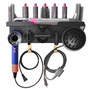 Imagem de Floatant Suporte De Parede Com Secador Cabelo Dyson Airwrap Styler Hd16, Organizador Adsorção Magnética Para Acessórios Armazenamento, Ganchos Rack, Acessórios, Bicos, Barris, Escovas