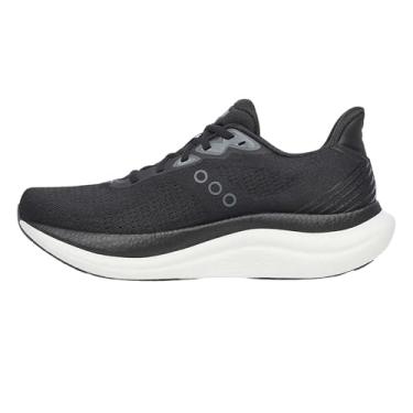 Imagem de Saucony Tênis masculino Triumph 23, Preto/branco, 13 Wide