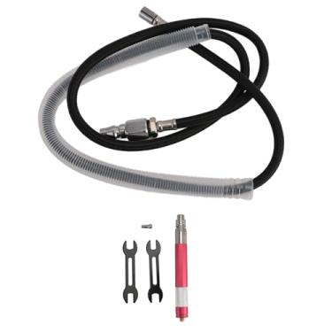 Imagem de Air Lápis Dado Grinder Pneumático Pen 58000 rpm de alta velocidade portátil leve para metal vidro de glass de gordura de gordura de gotas de vidro de gotas de aço de aço de aço de