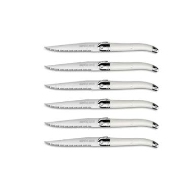 Imagem de Conjunto de 6 facas - Laguiole Héritage - Feito na França (branco)
