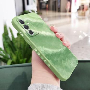 Imagem de Capa com estampas para Samsung A54 A34 A24 A56 A36 A26 A16 A14 A06 A73 A53 A33 A23 A13 A72 A52 A32 A22 A15 A25 A35 A21S 5G, verde claro, para A06