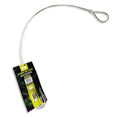 Imagem de Cabo de Aço 60cm Corrente Tripla Pendurar Vasos Plantas 5und